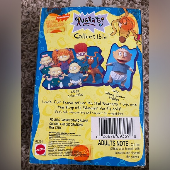 Vintage Mattel Nickelodeon Rugrats Slumber Party Reptar in Box - 1998 - Picture 2 of 5